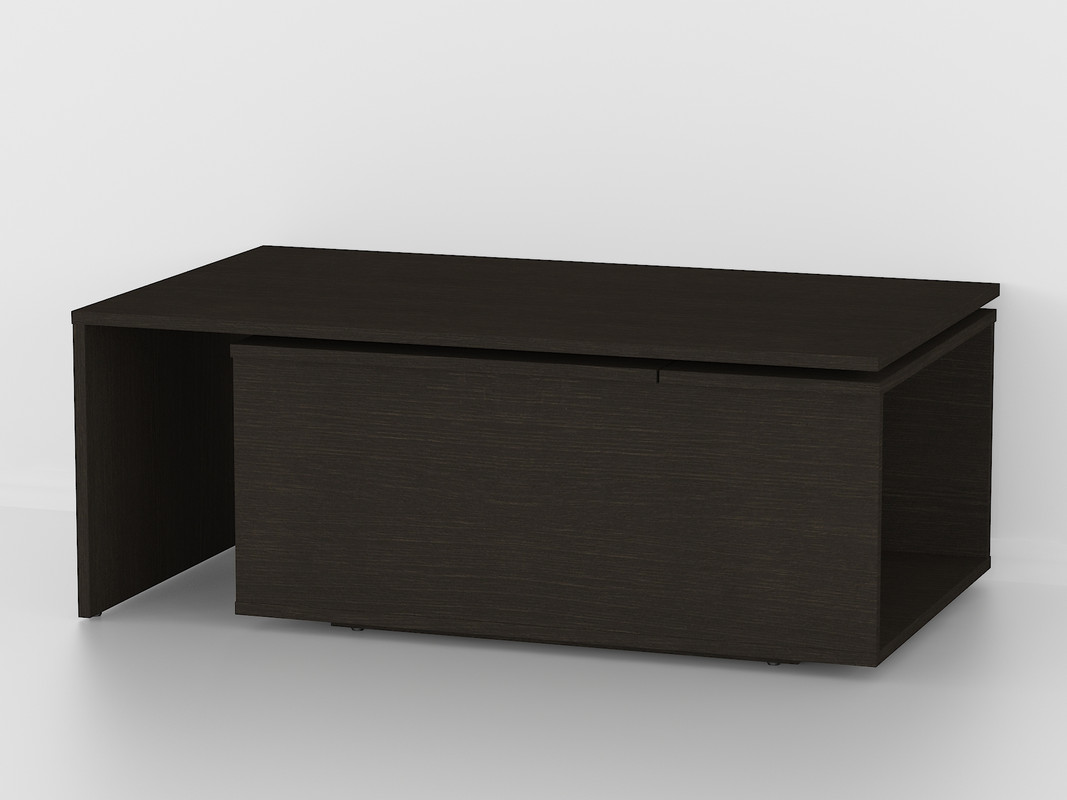 Стіл журнальний поворотний з ящиком А-47 венге темний