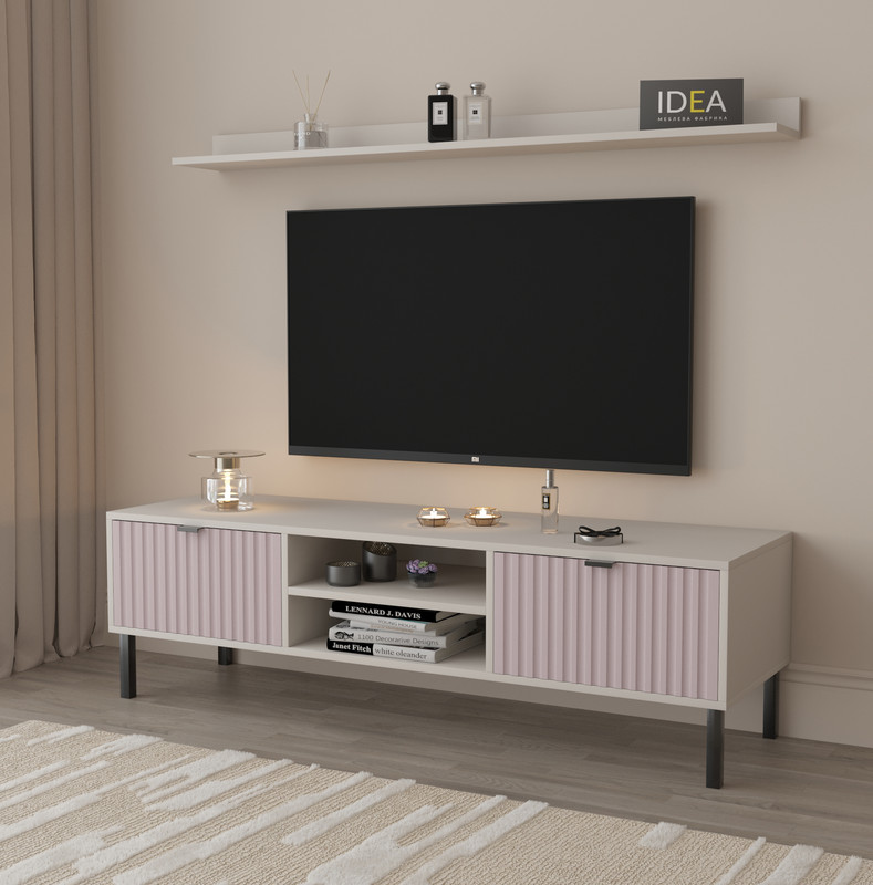 Тумба під ТВ П-5 Кашемір - Лавандовий