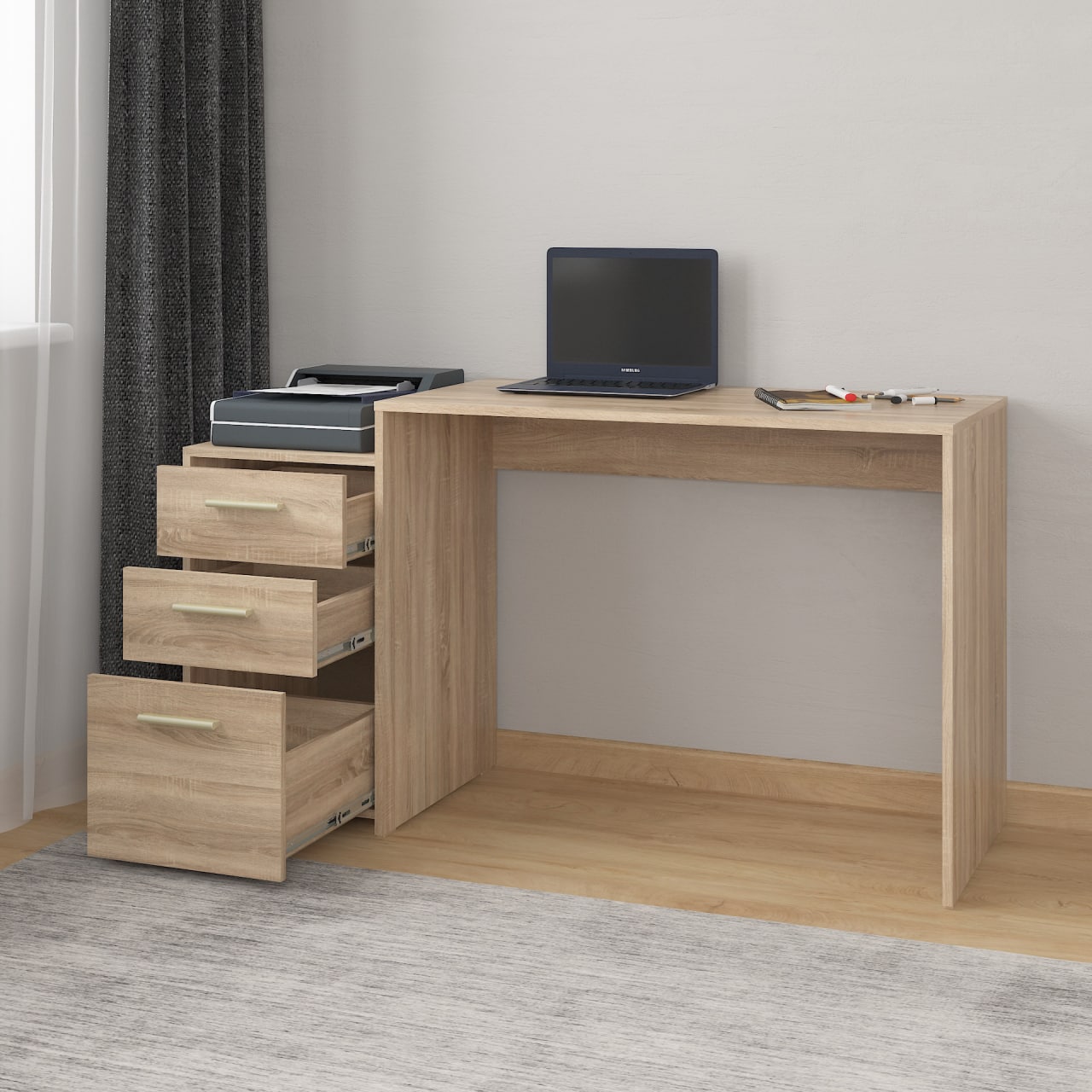 Комп'ютерний стіл А-187 дуб сонома