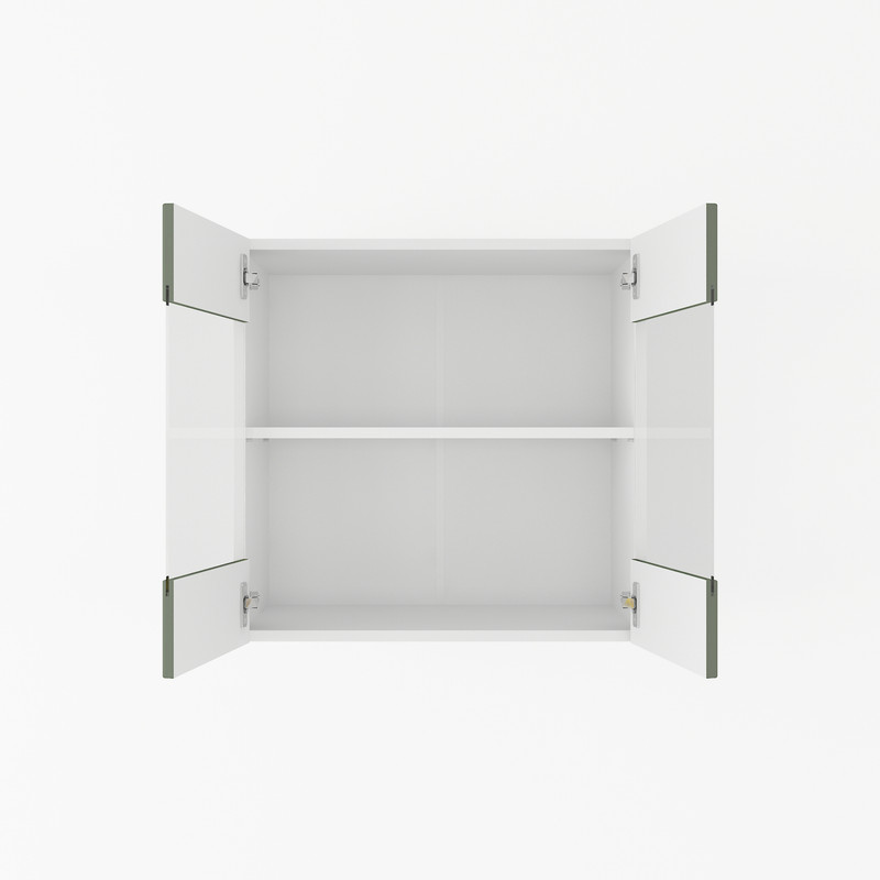 Шафа навісна 600мм К-67 (вітрина) білий - камуфляж