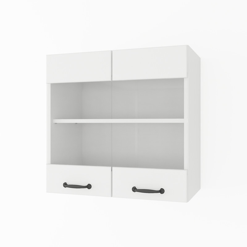 Шафа навісна 600мм К-67 (вітрина) білий