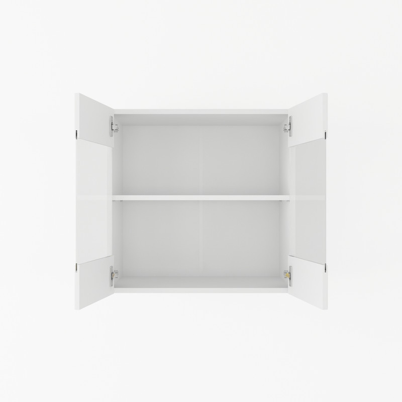 Шафа навісна 600мм К-67 (вітрина) білий