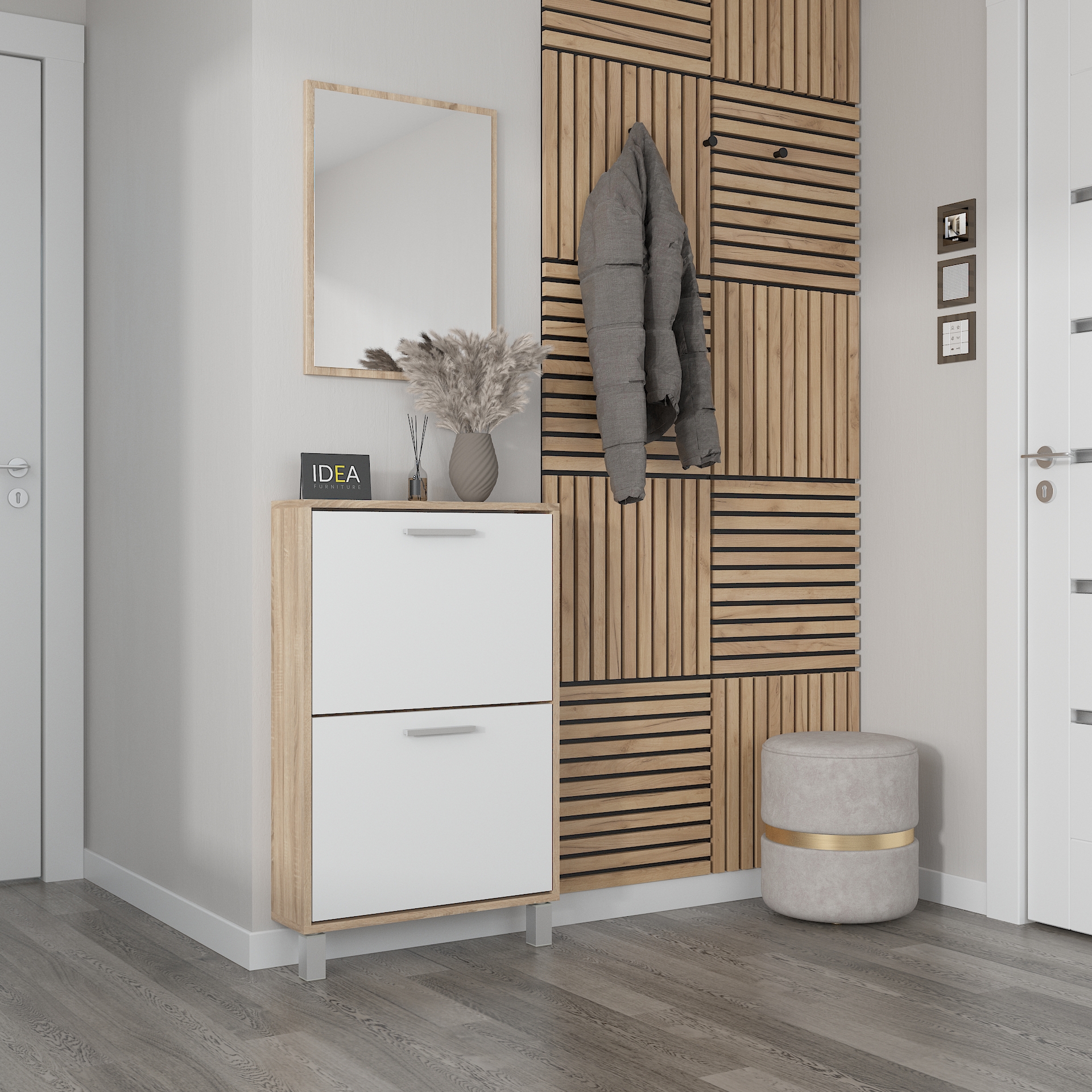 Стінова панель П-3 дуб крафт