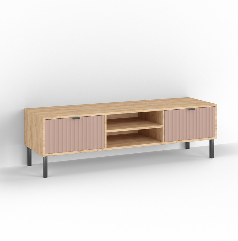 Тумба під ТВ П-5 Дуб Крафт - Туманний Беж