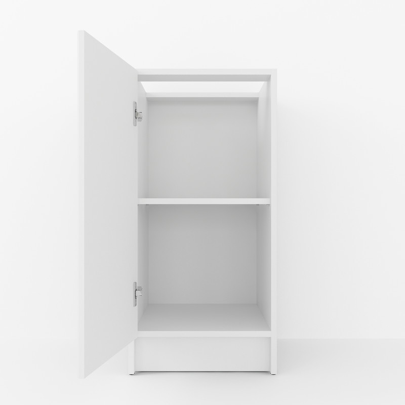 Тумба низ 400мм (без стільниці) К-64 білий