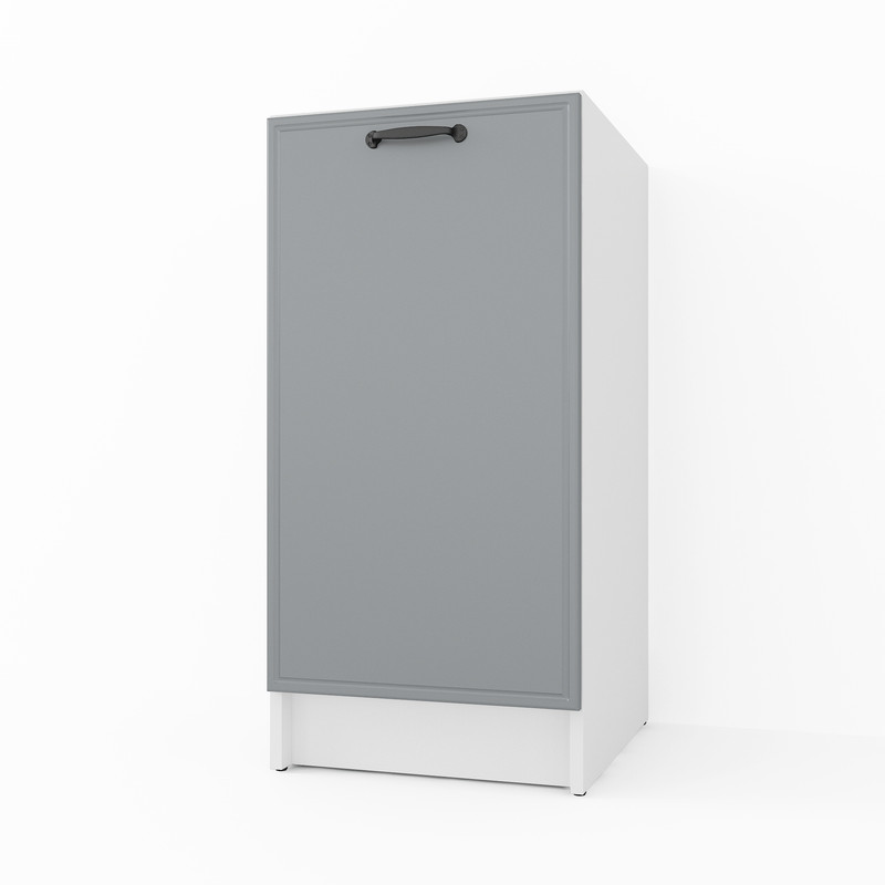 Тумба низ 400мм (без стільниці) К-64 білий - асфальт