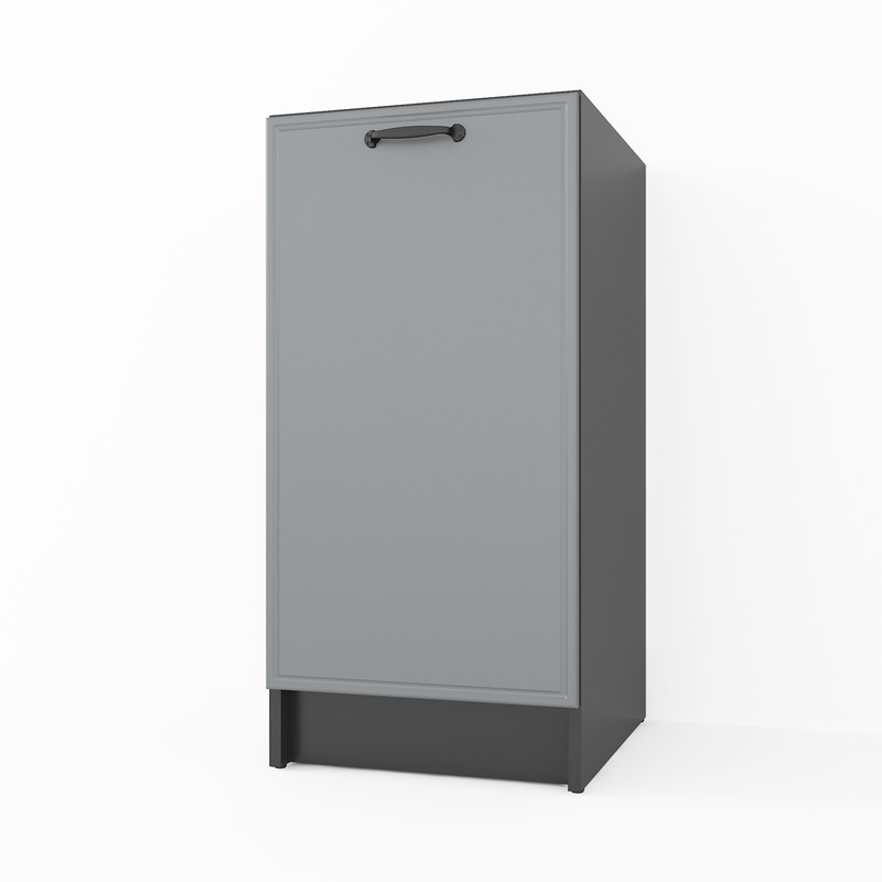 Тумба низ 400мм (без стільниці) К-64 чорний - асфальт