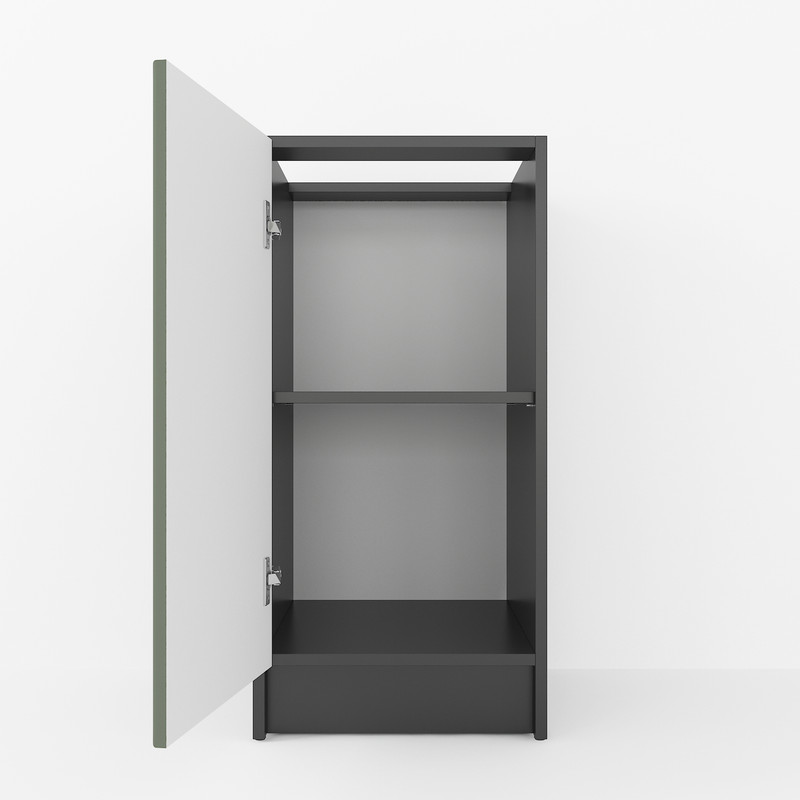 Тумба низ 400мм (без стільниці) К-64 чорний - камуфляж