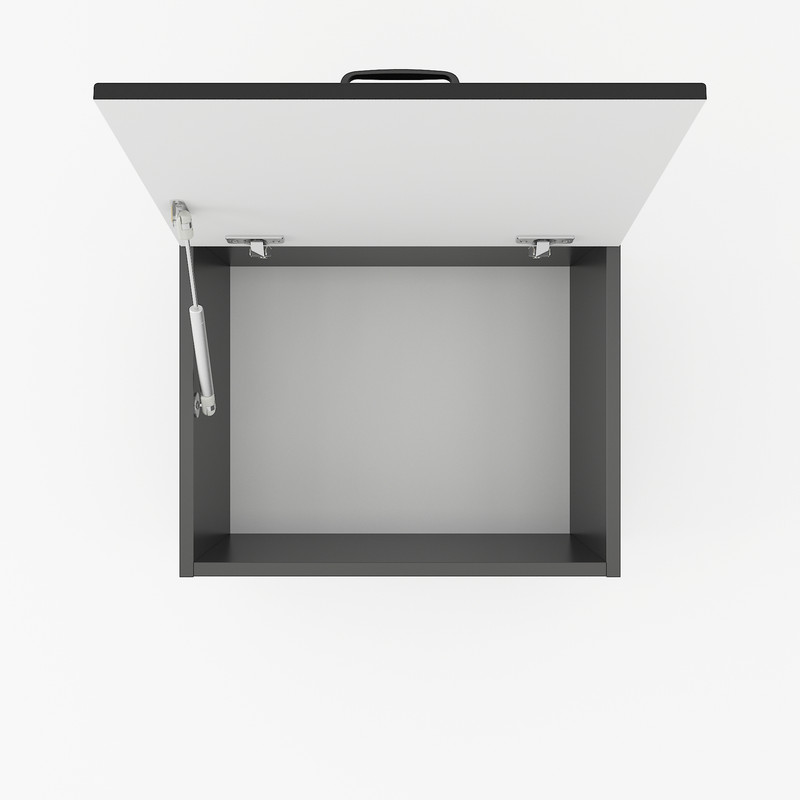 Шафа навісна (витяжка) 500мм К-59 чорний матовий