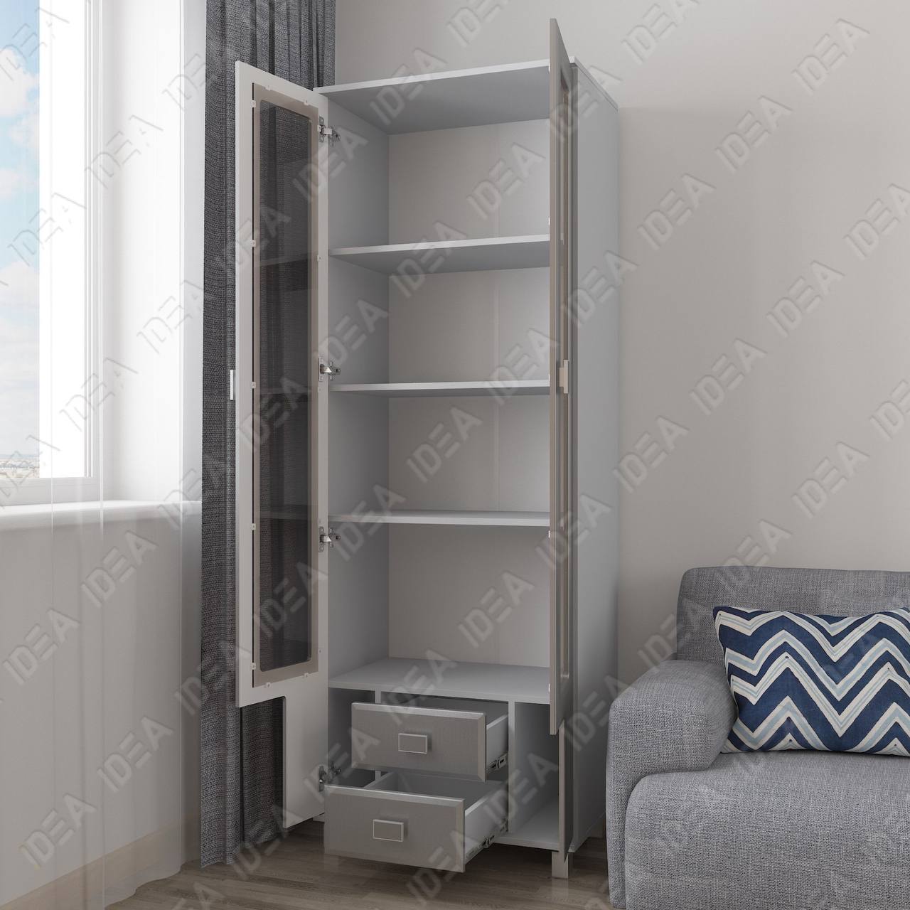 Шафа для книг ШК-326 металік