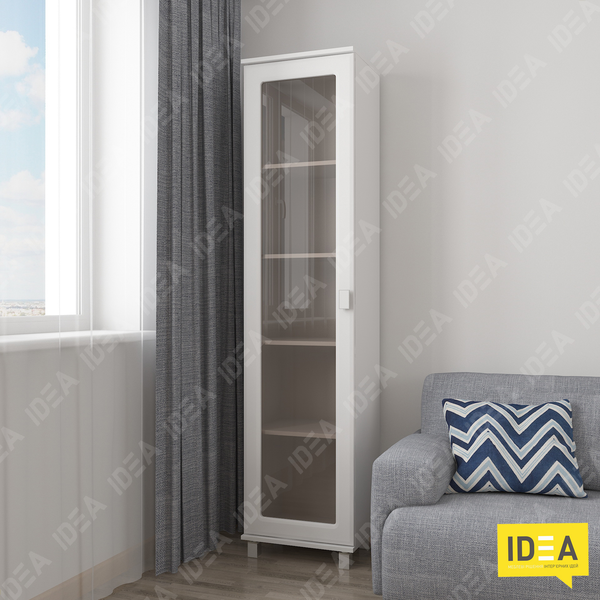 Шафа для книг ШК-327 білий