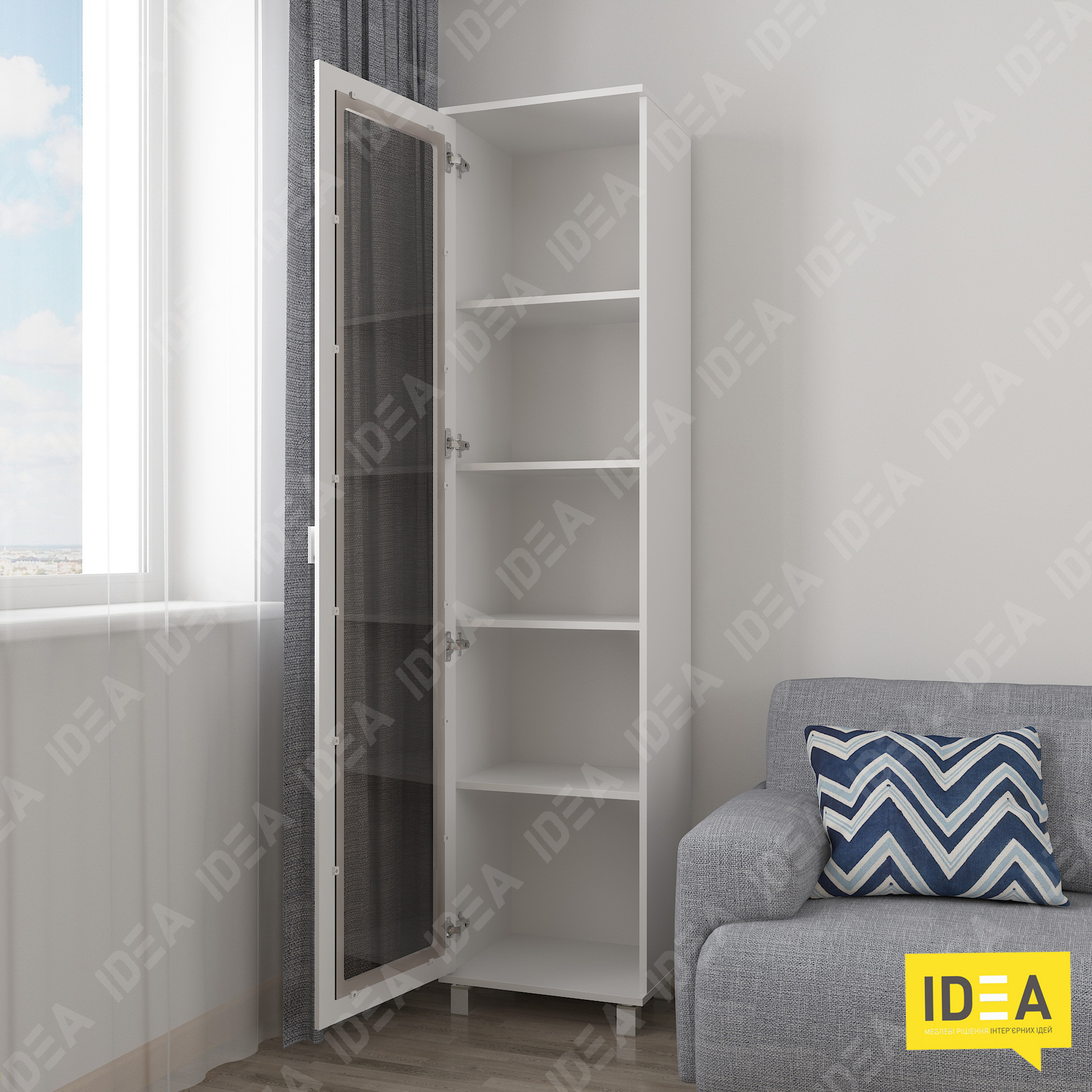 Шафа для книг ШК-327 білий