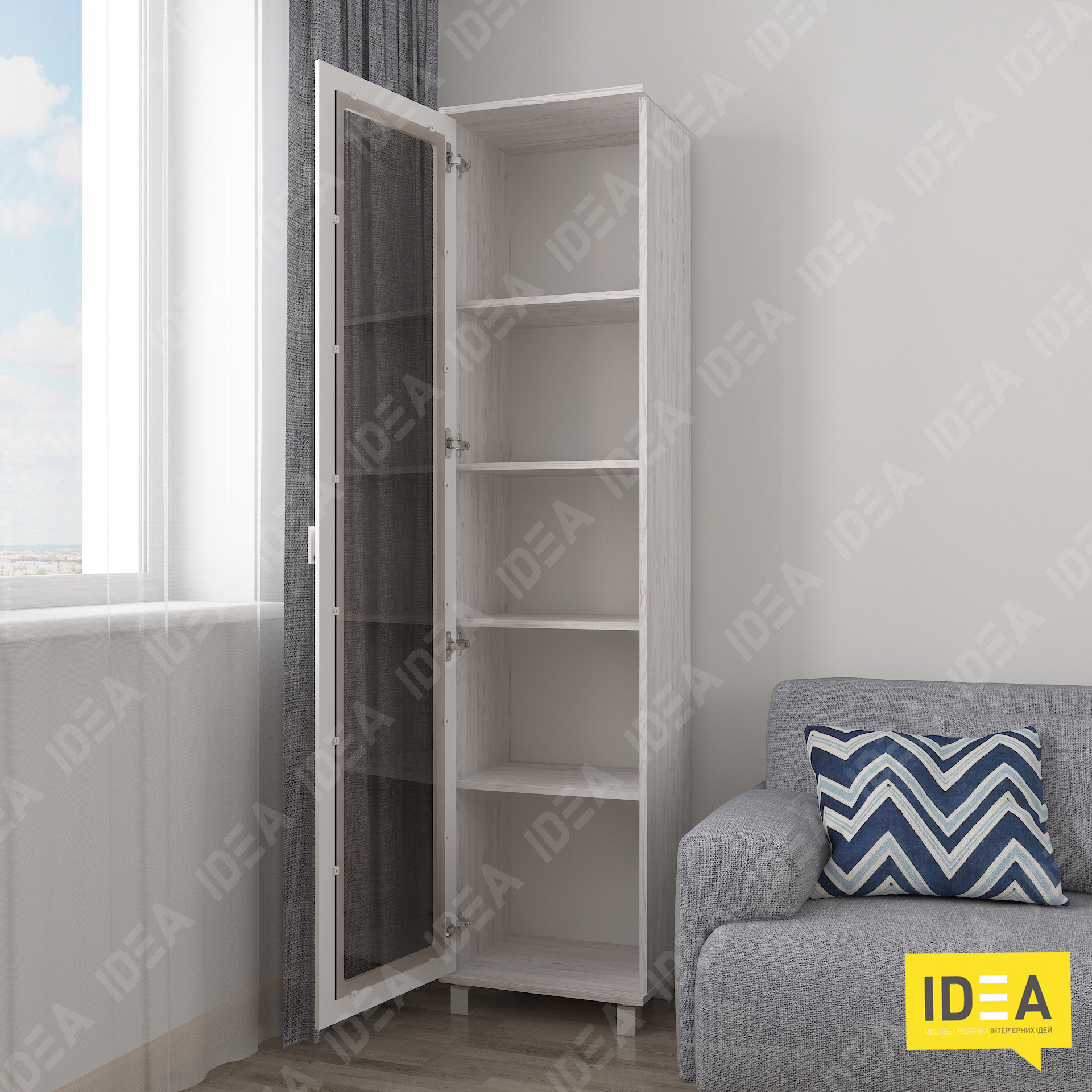 Шафа для книг ШК-327 дуб глазго