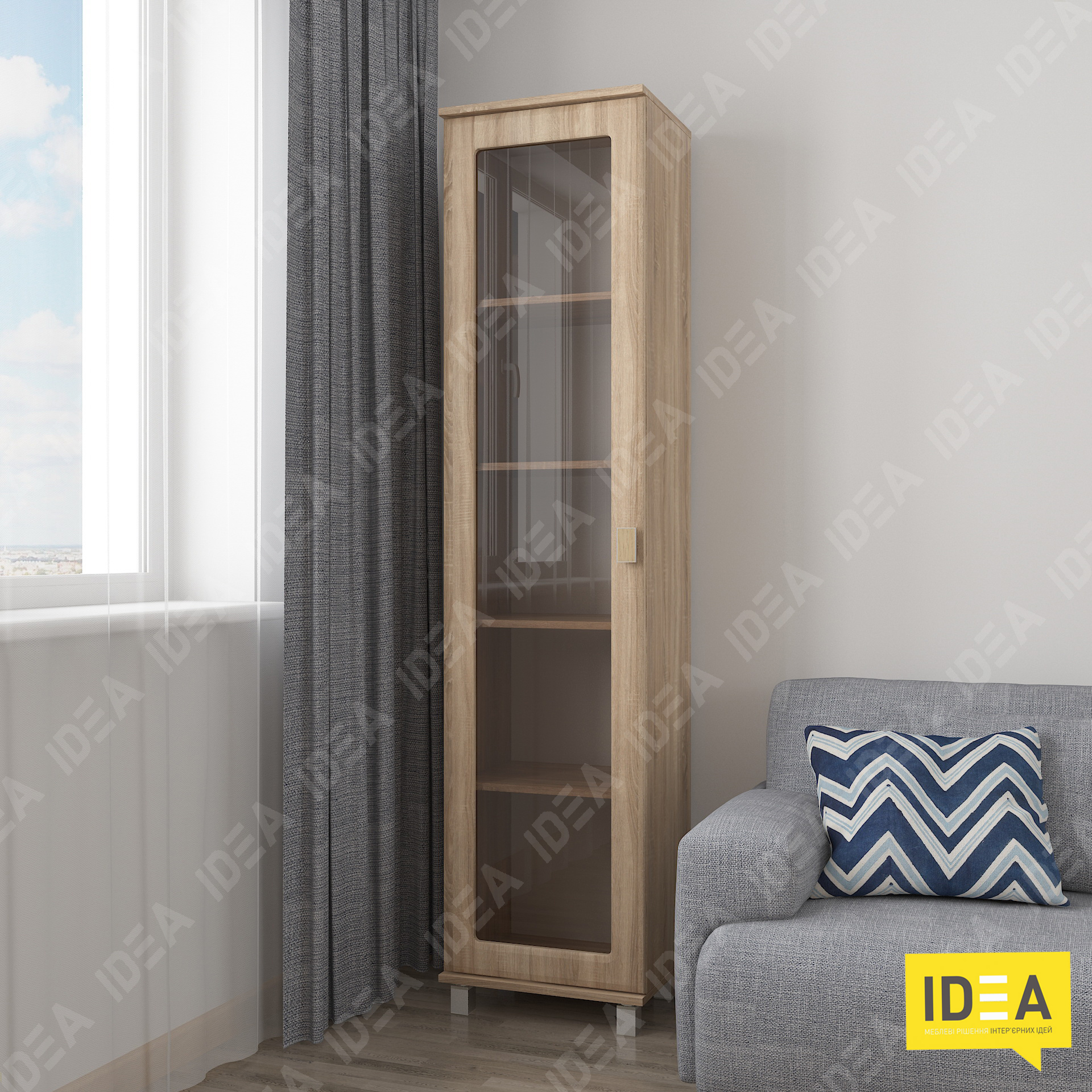 Шафа для книг ШК-327 дуб сонома