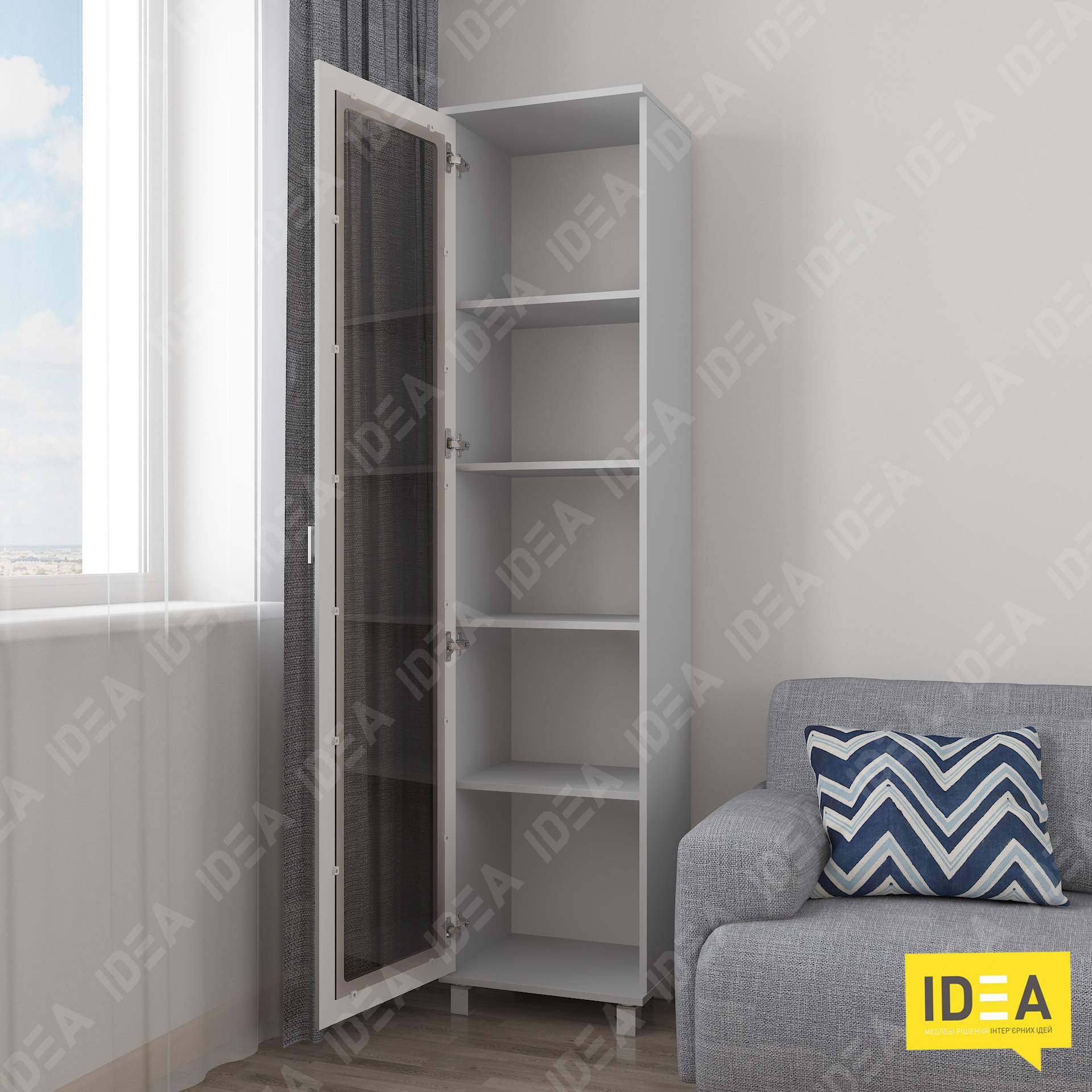 Шафа для книг ШК-327 металік