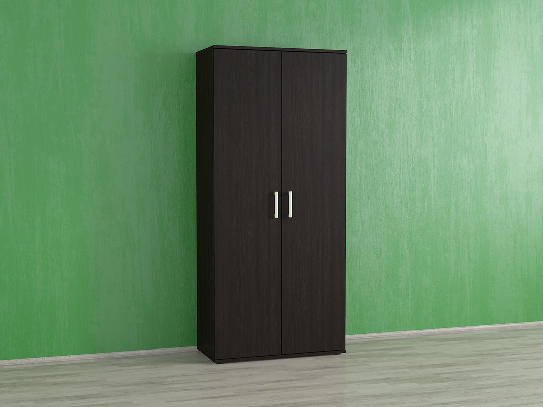 Шафа з полицями для одягу і взуття А-8 венге темний