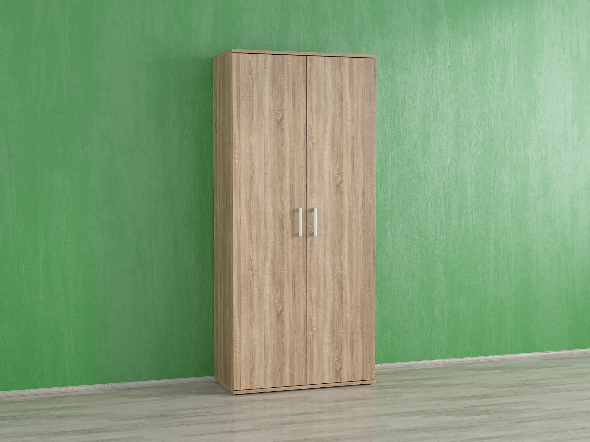 Шафа з полицями для одягу і взуття А-8 дуб сонома