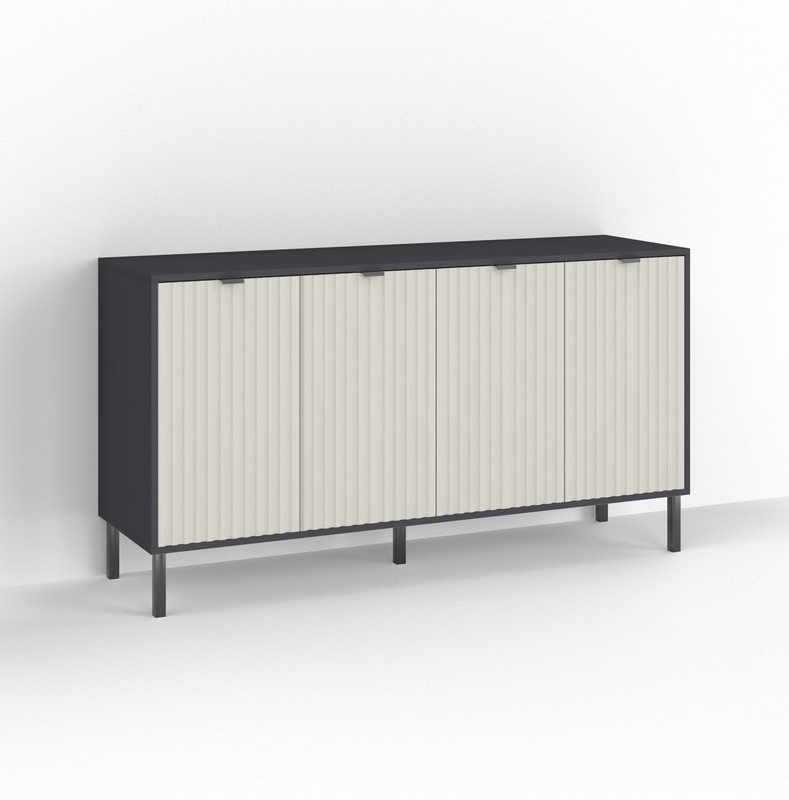 Комод П-7 Антрацит - Кашемір