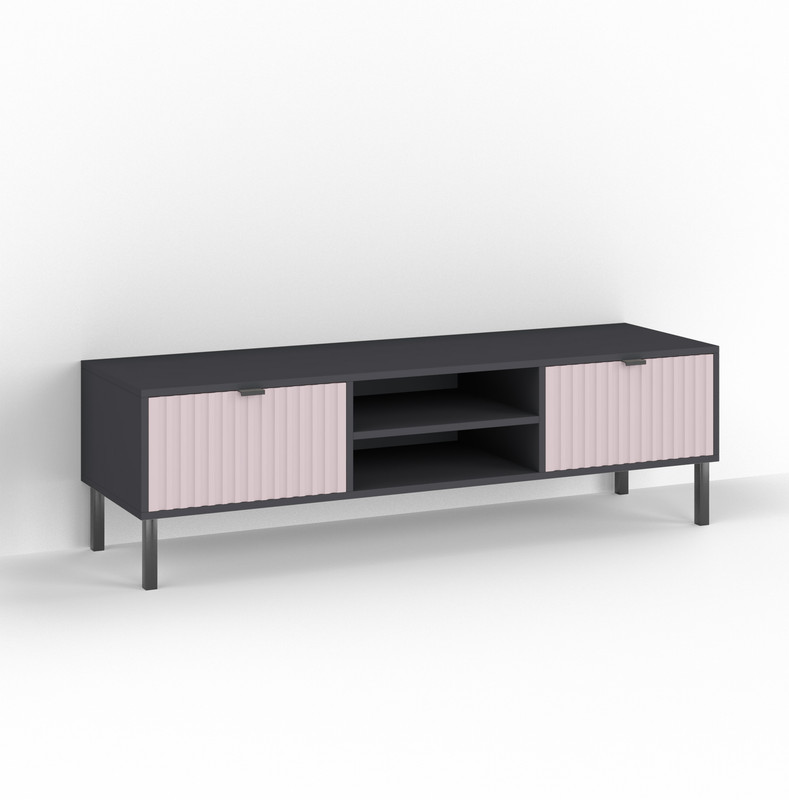 Тумба під ТВ П-5 Антрацит - Лавандовий