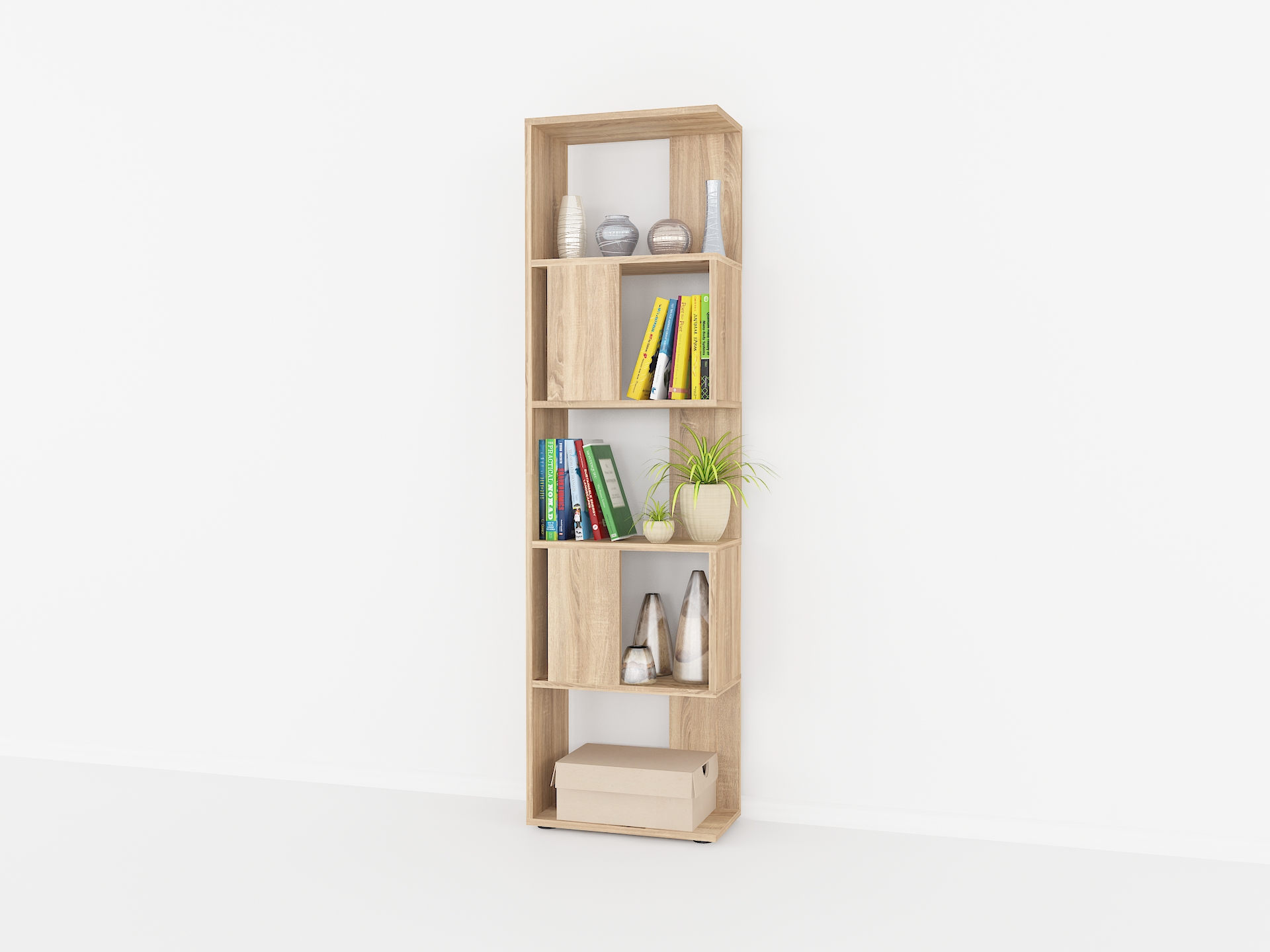 Книжкова полиця А-73 дуб сонома