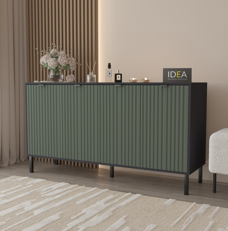 Комод П-7 Антрацит - Камуфляж