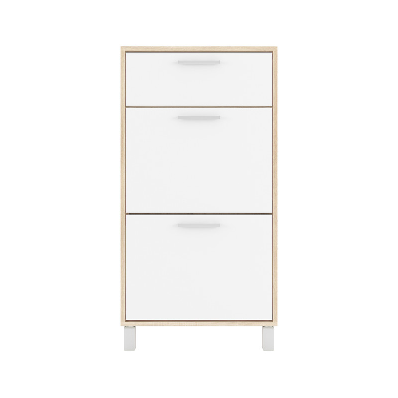 Взуттєва тумба А-159 дуб сонома - білий