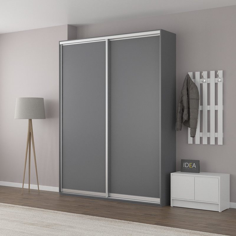 Шафа-купе IDEA серія 1 180 x 45 x 240 см Антрацит