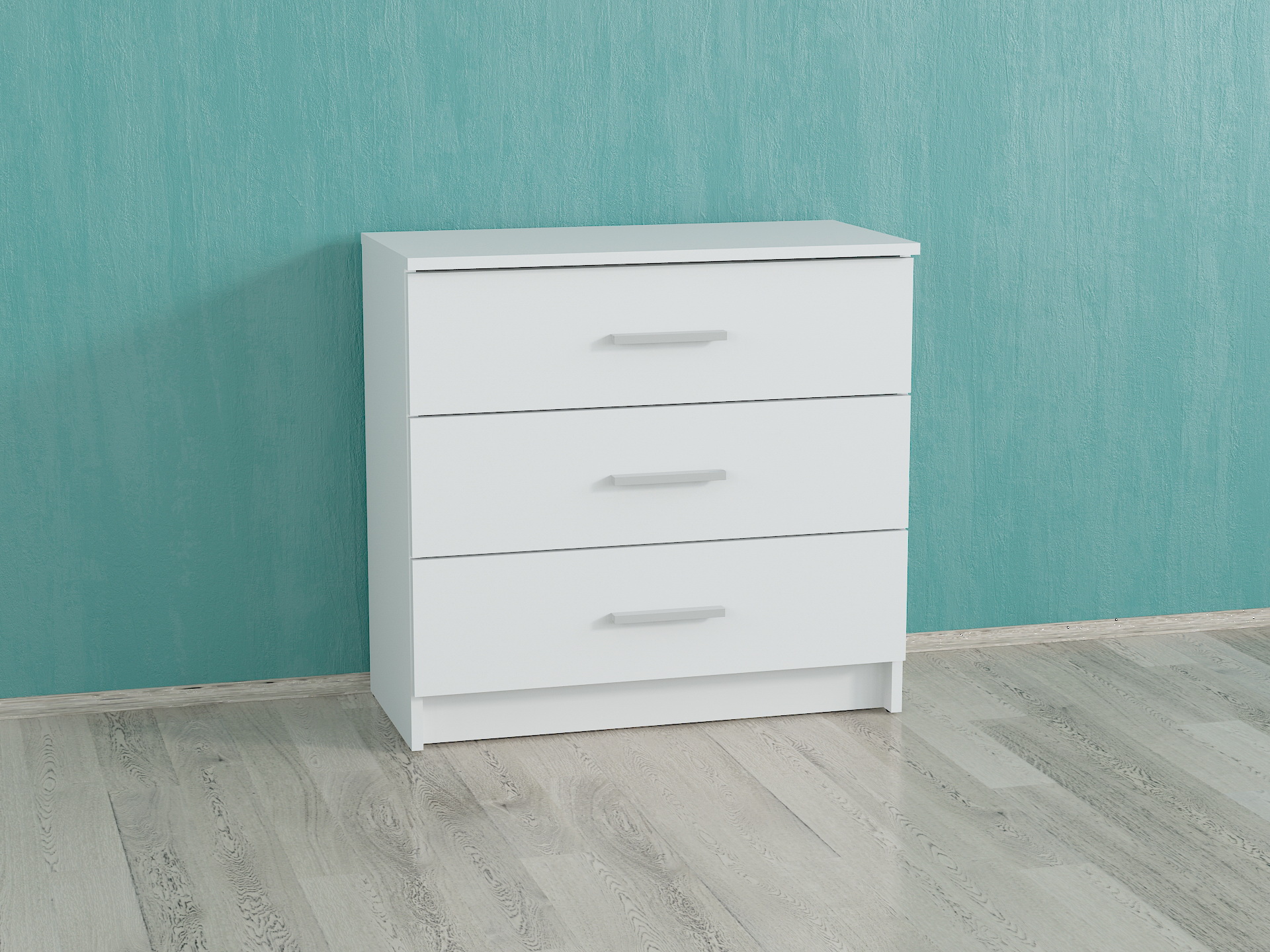 Комод на 3 шухляди А-89 білий