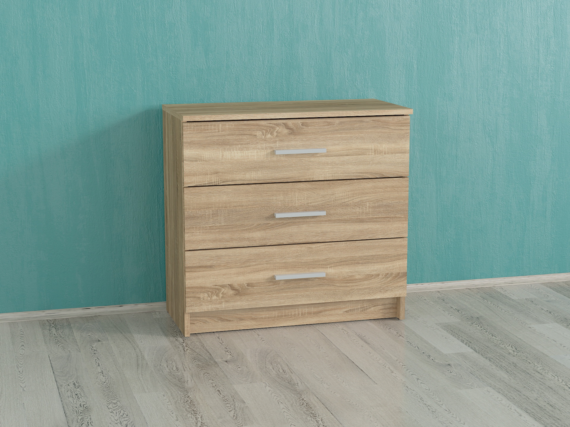 Комод на 3 шухляди А-89 дуб сонома