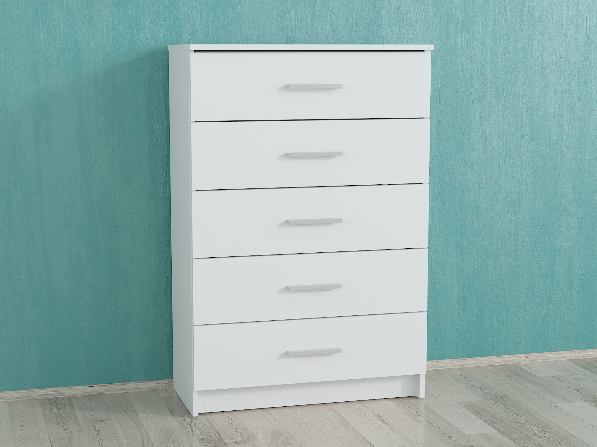 Комод на 5 шухляд А-90 білий