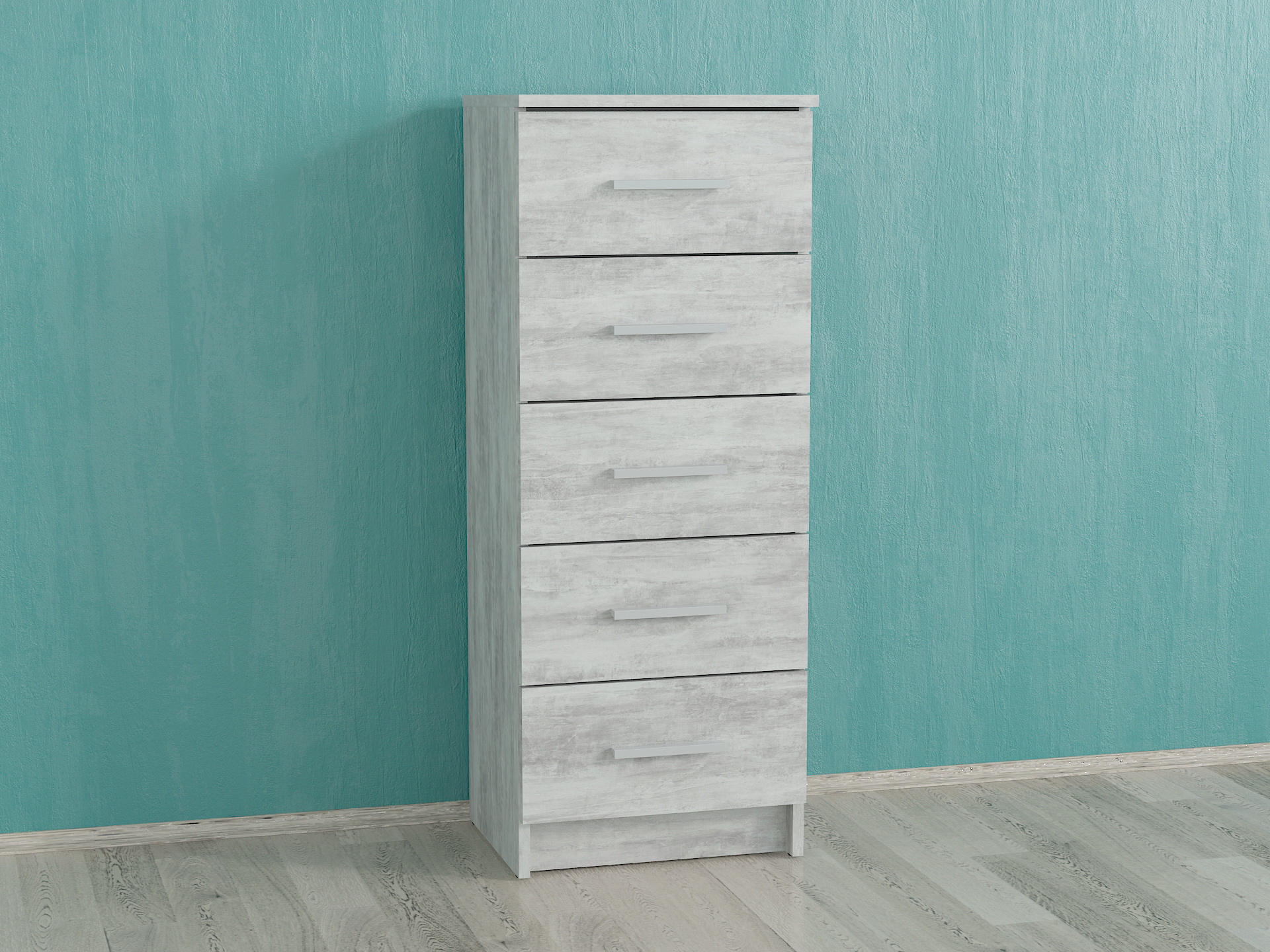 Комод на 5 шухляд А-91 бетон