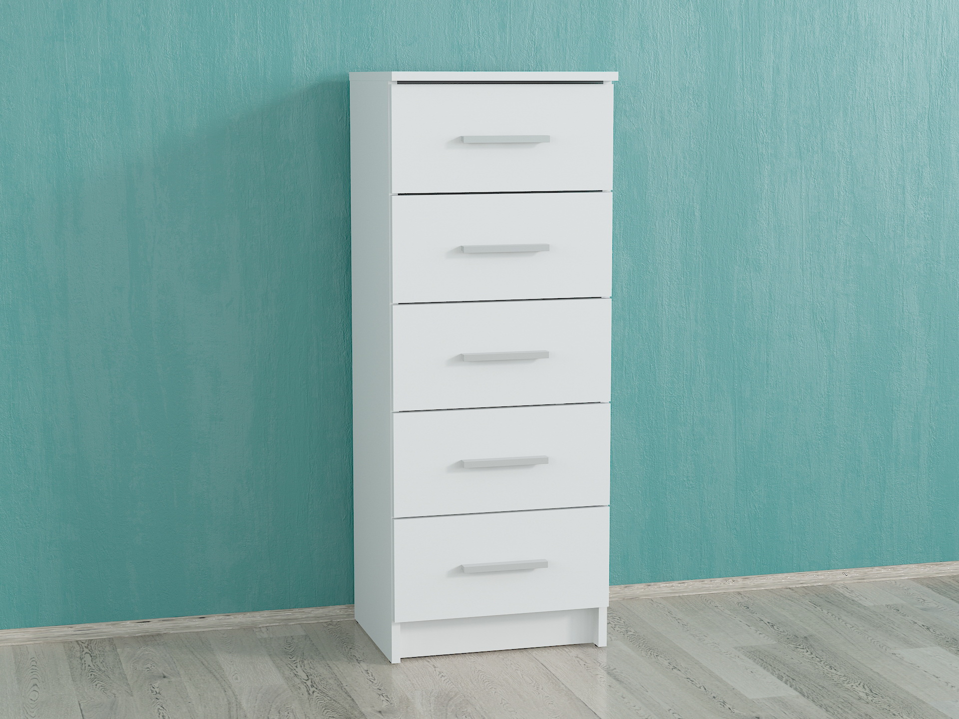 Комод на 5 шухляд А-91 білий