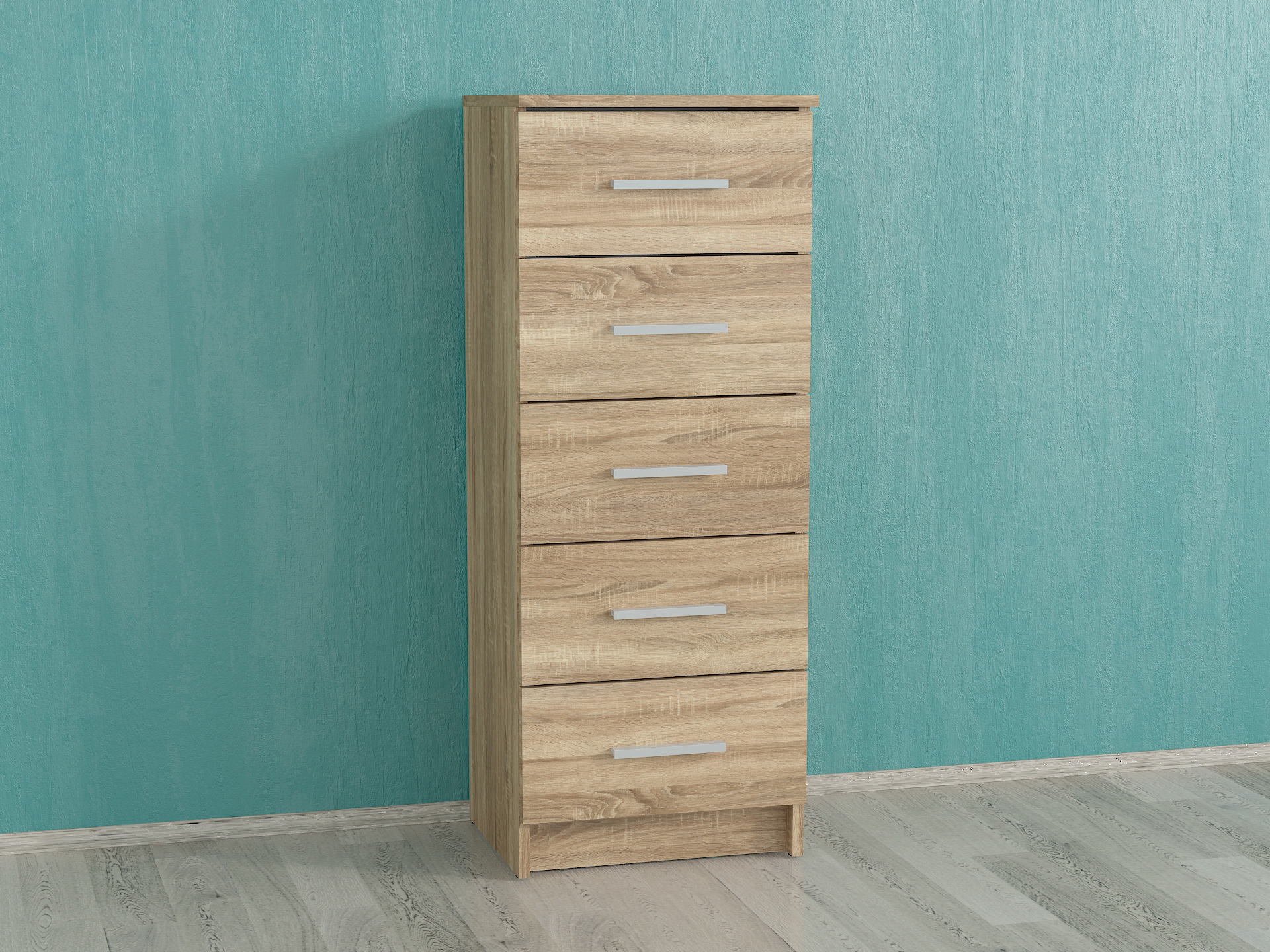 Комод на 5 шухляд А-91 дуб сонома