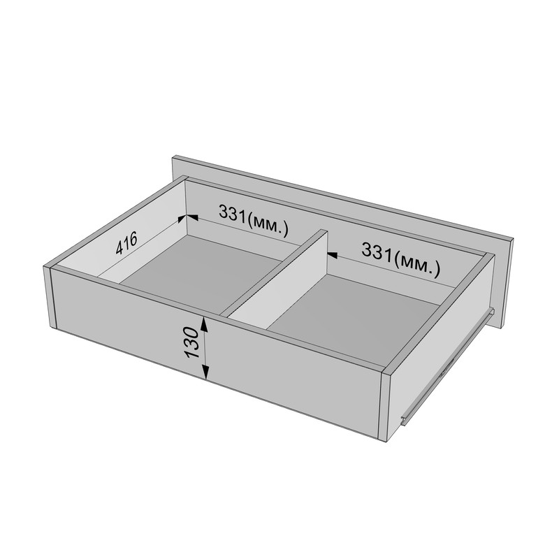 Комод пеленальний А-42 бетон