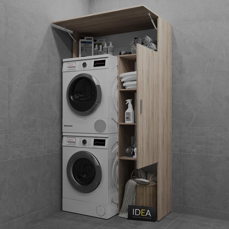 Тумба під пральну машину В-48.1 дуб сонома