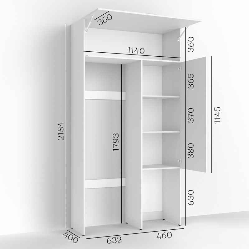 Тумба під пральну машину В-48.1 дуб сонома