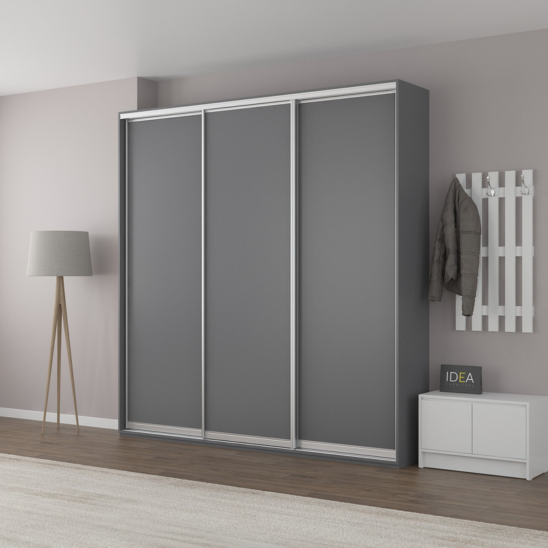 Шафа-купе IDEA серія 2 230 x 45 x 240 см Антрацит