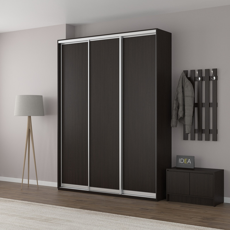 Шафа-купе IDEA серія 3 180 x 60 x 240 см венге темний