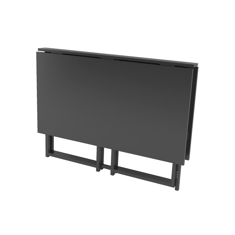 Стіл розкладний Д-41 на дві сторони 756х1375х1044  чорний матовий