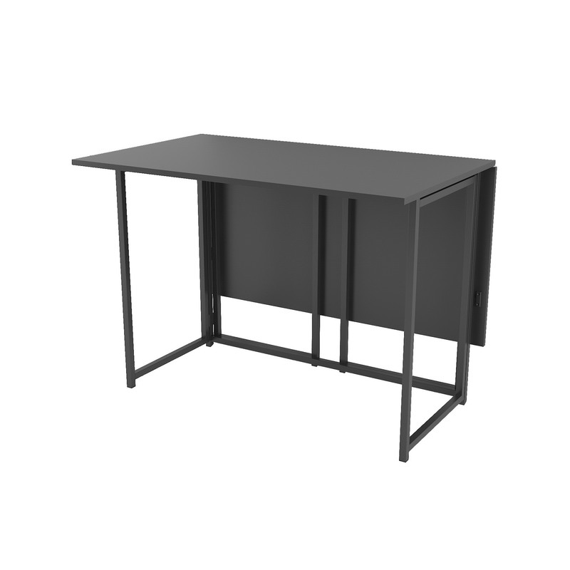 Стіл розкладний Д-41 на дві сторони 756х1375х1044  чорний матовий