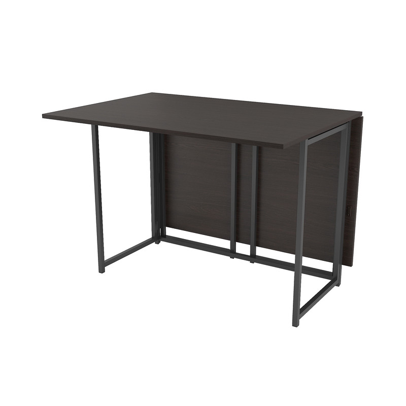 Стіл розкладний Д-40 на дві сторони 756х1175х1044  венге темний - чорний