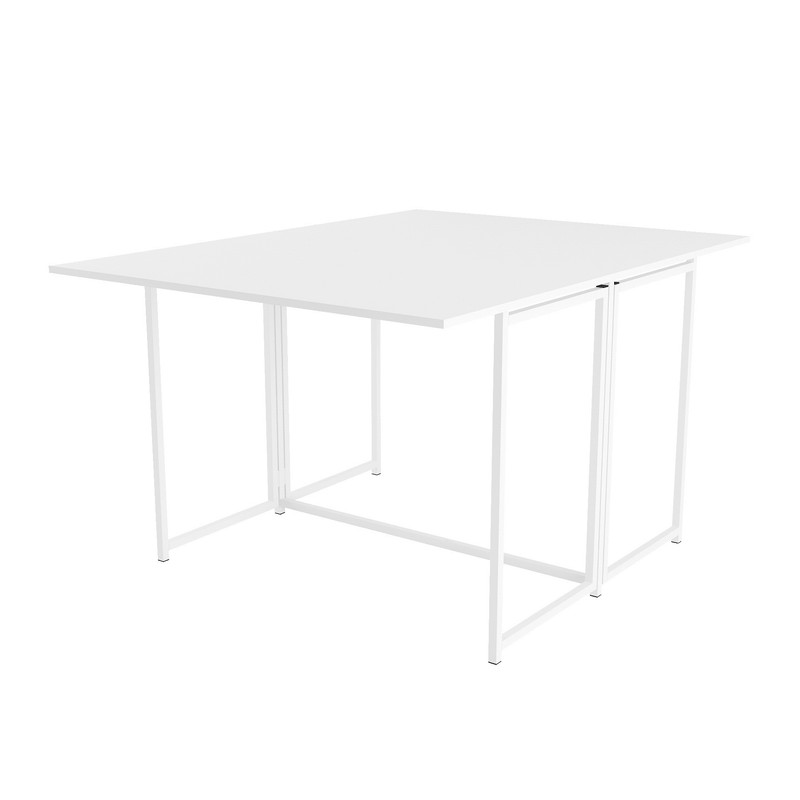 Стіл розкладний Д-40 на дві сторони 756х1175х1044  білий