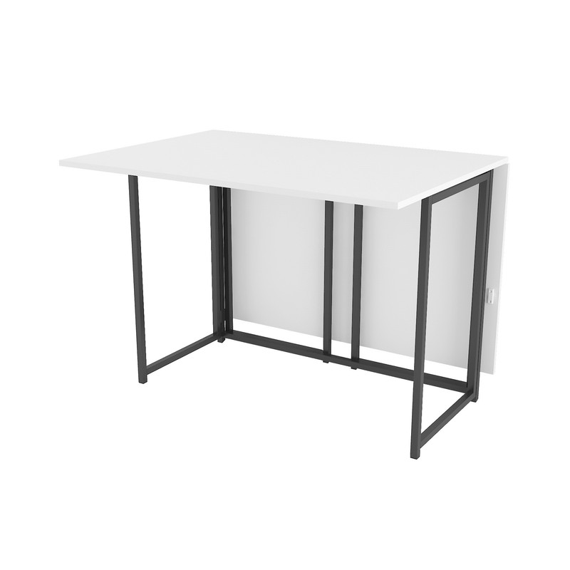 Стіл розкладний Д-40 на дві сторони 756х1175х1044  чорний-білий