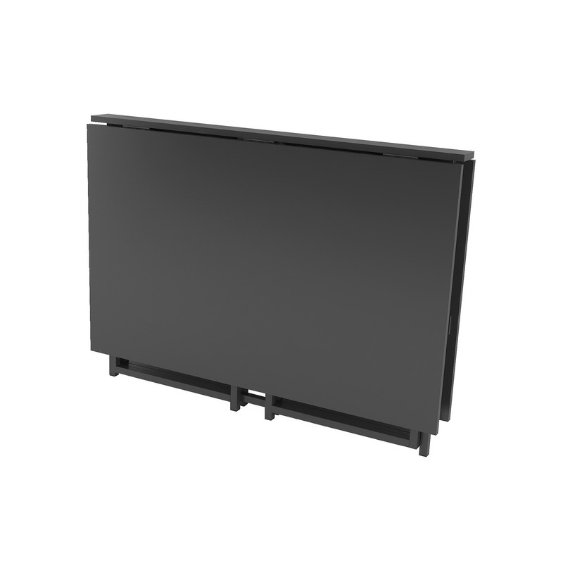 Стіл розкладний Д-40 на дві сторони 756х1175х1044  чорний матовий