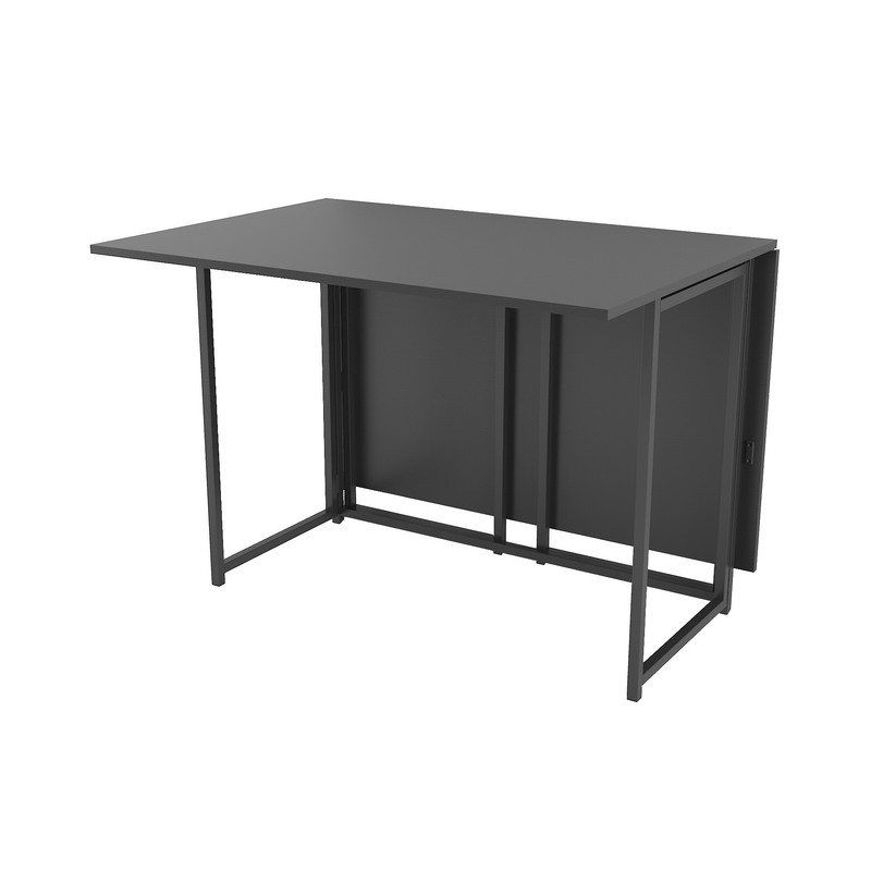 Стіл розкладний Д-40 на дві сторони 756х1175х1044  чорний матовий