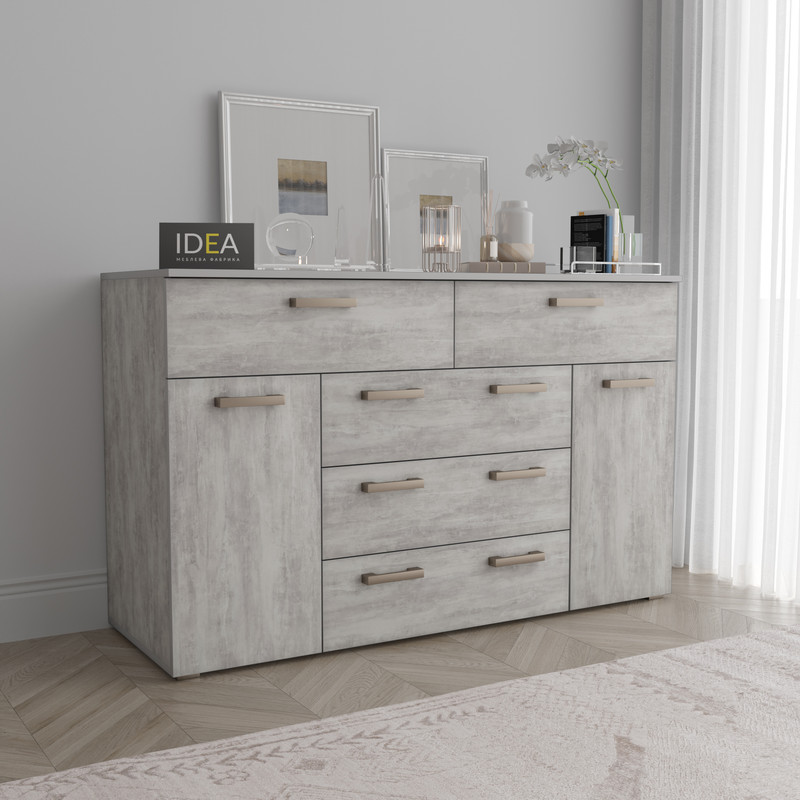 Комод ТКБ-377.1 бетон