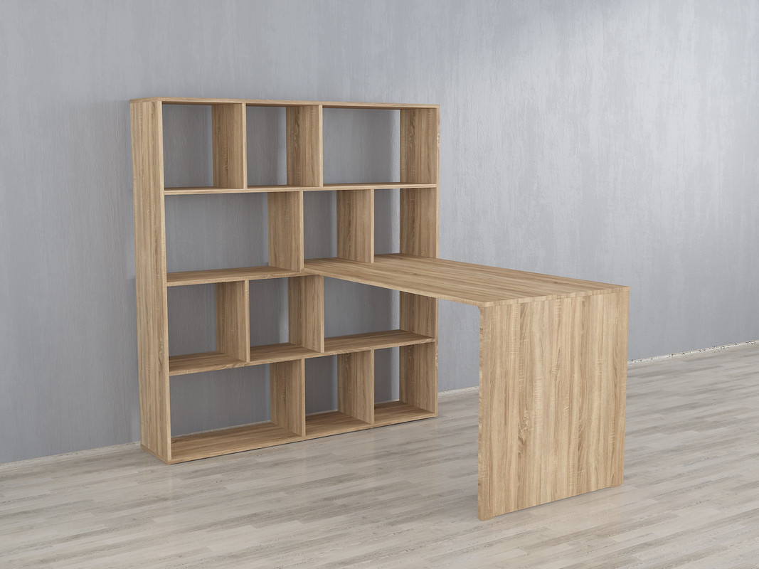 Стіл - підставка під стелаж А-82 дуб сонома