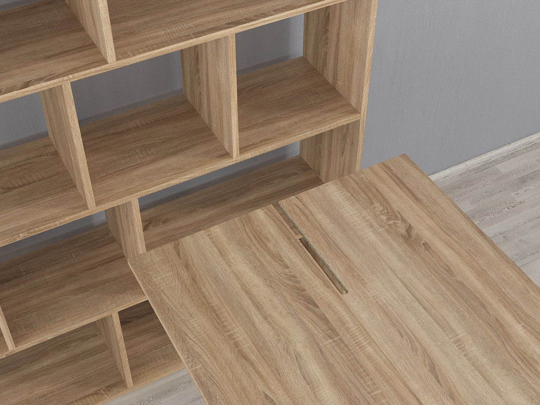 Стіл - підставка під стелаж А-82 дуб сонома