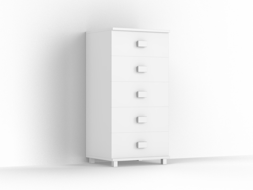 Комод ТКБ - 186 білий