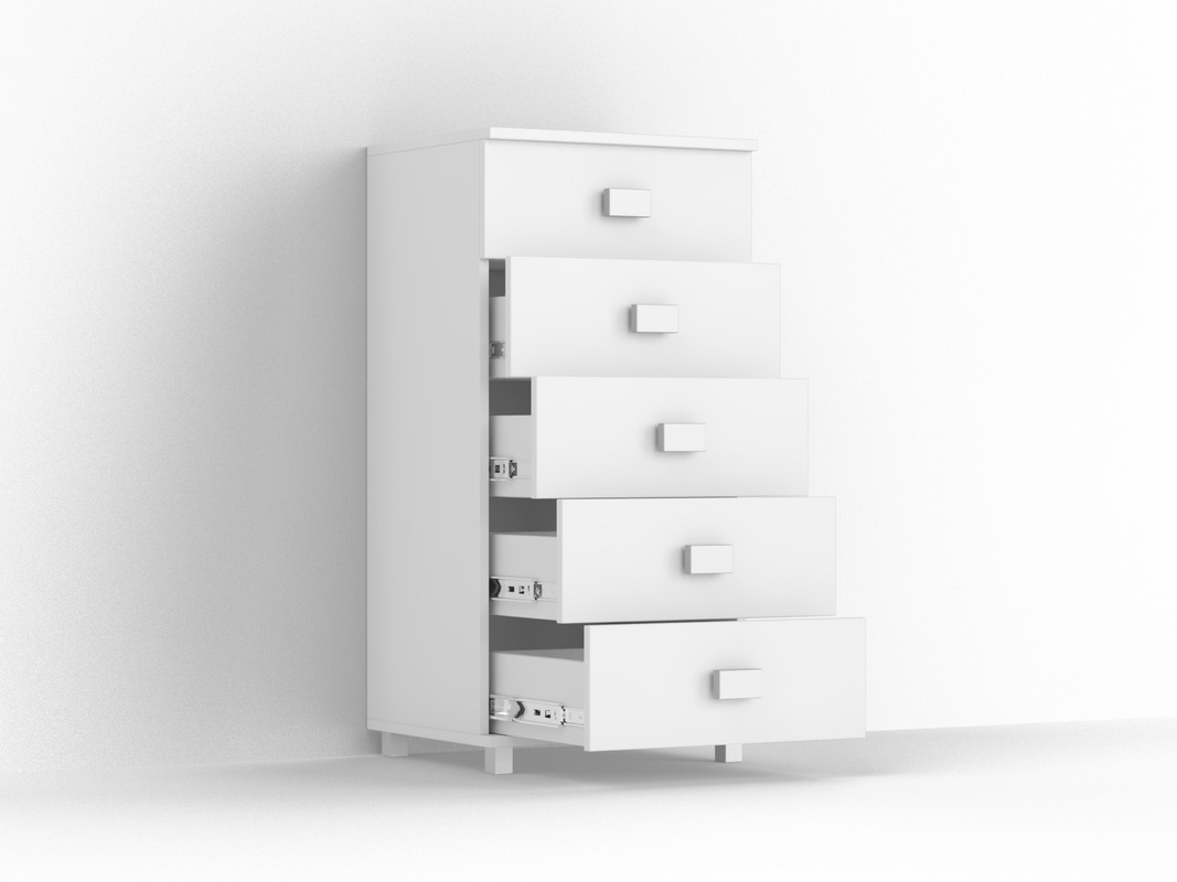 Комод ТКБ - 186 білий